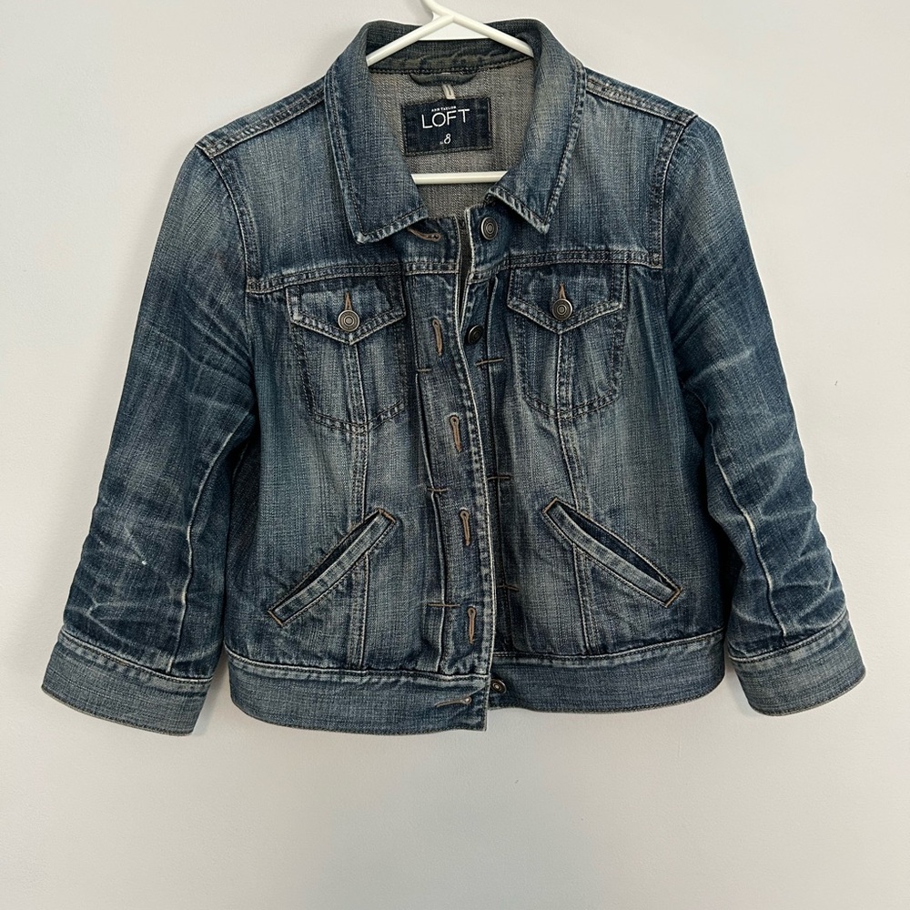 LOFT Women’s Classic Blue Jean Jacket